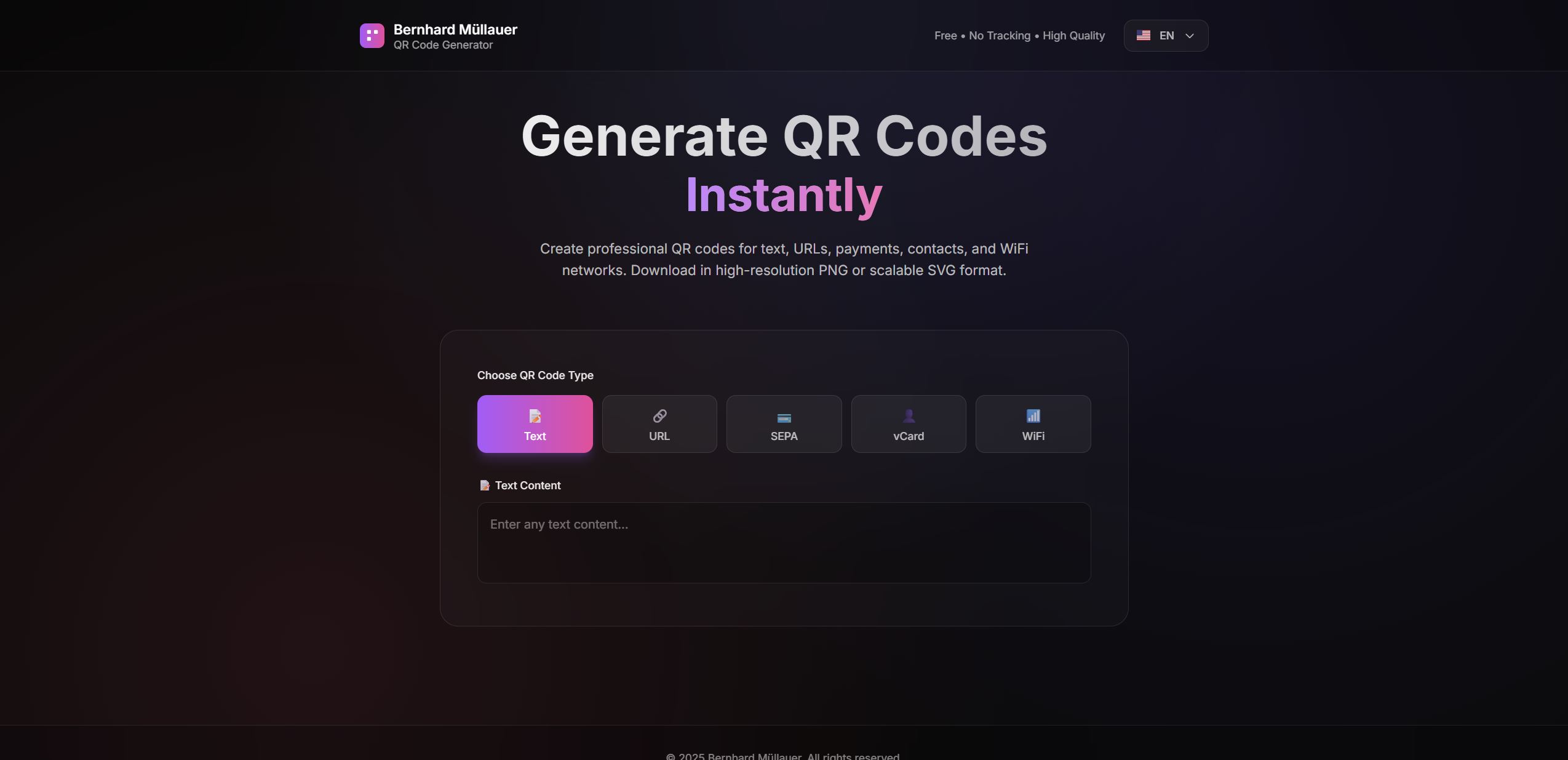QR Code Generator